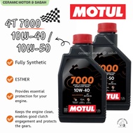4T MOTUL 7000 FULLY SYNTHETIC 1.2 LITER MINYAK ENJIN MOTUL ORIGINAL
