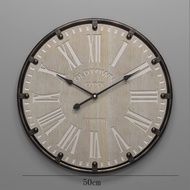นาฬิกาแขวนของตกแต่งห้อง นาฬิกาติดผนัง ขนาดใหญ่ ศิลปะเหล็ก สไตล์อเมริกัน ตกแต่งผนัง นาฬิกาผนังของตกแต่งห้องนอน นาฬิกาแขวนผนัง Seiko