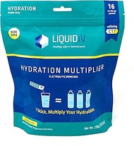 Liquid Iv, Lemon Lime Hydration Pouch, 9.03 Ounce (Pack of 16)