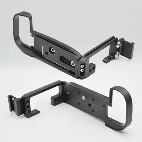 AT33 L Bracket for Canon EOS R5 R6 Camera Hot Shoe Vertical Hand Grip Holder Quick Release Plate L P