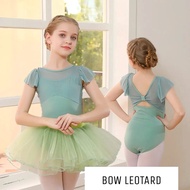 Bajukiddie BOW LEOTARD Ballet Clothes BALLERINA Gymnastics For Teenage Girls Imported Cool Comfortable