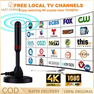 Indoor Antenna TV Antena 1080P Digital HDTV Indoor TV With Amplifier dvb-t2 decoder