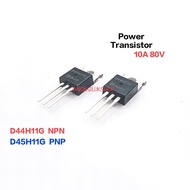 1 Piece MJD44H11G MJD45H11G 44H11G 45H11G POWER TRANSISTOR 10A 80V NPN D44H11G PNP D45H11G