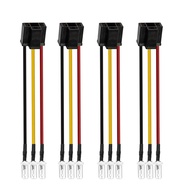 Soket Pendawaian Lampu Depan LED H4 9003 Penyesuai Wayar H4 ke 3 Pin untuk Lampu Depan HB2 Saiz 4"x6