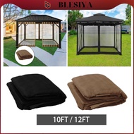 blesiya Outdoor Gazebo Netting Large Portable Patio Hardtop Gazebo Sun Shade Shelters