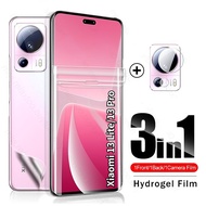 3IN1 Front Back Full Cover Protection Hydrogel Film For Xiaomi 13 Lite Pro 13Lite 13Pro Xiaomi13Pro Xiaomi13Lite 5G Screen Protector Film Not Tempered Glass