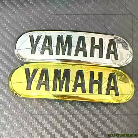 For Yamaha Stickers Exciter 125 front logo motorcycle modified electroplated plastic logo cover arc 