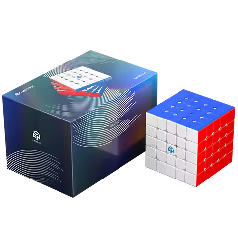 [Picube] GAN562M 5x5x5 Speed Magic Cube Core Magnetic Stickerless Cube UV Coated Puzzle Frosted Cubo