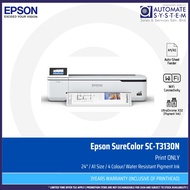 EPSON SureColor SC-T3130N | 24" / A1 Size | 4 Color Technical Printer | Without Printer Stand | 3 Ye