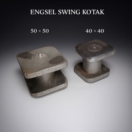 HL - Square Hinge 43.54 | 5-piece swing door hinge