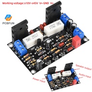 Pcbfun DC -10V-45V 2SC5200+2SA1943 Mono High Power Post Stage Amplifier Board Hifi Audio Amplifier M
