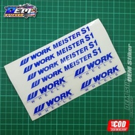 Sticker rim work meister s1