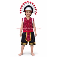 READY STOCK Malaysia Ethnic Sarawak Native Iban Dayak Traditional Costume Pakaian Tradisi Sarawak Bo