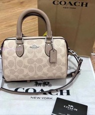 ✨✨ COACH MINI ROWAN CW330 Women's Shoulder/Crossbody/Handbag Boston Bag