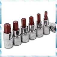 [G V W E] 1/4 Inch Drive Metric Hex Key Hex Socket Bit Hexagon H2 H3 H4 H5 H6 H7 H8 H10