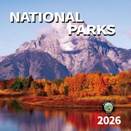 2026 lịch treo tường July 2025 - December 2026 lịch treo tường công viên quốc gia 12 "x 24" đã mở dà