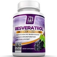 BRI Nutrition Resveratrol 高含量反式白藜蘆醇1200毫克, 180 粒