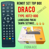remote stb draco HDT2-800 remot set top box dvbt2