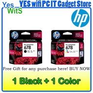 HP 678 hp678 Black/Color Twin Pack Combo Pack - Black/Tri-Color [Genuine 100%]