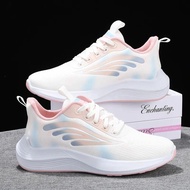 Hot-selling Sports Women's Shoes Korean Version Trendy Mesh Breathable Cloth Shoes Anti-slip Soft-so