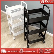 【100%】All Metal trolley cart Household storage rack Metal rack kitchen organization storage rack