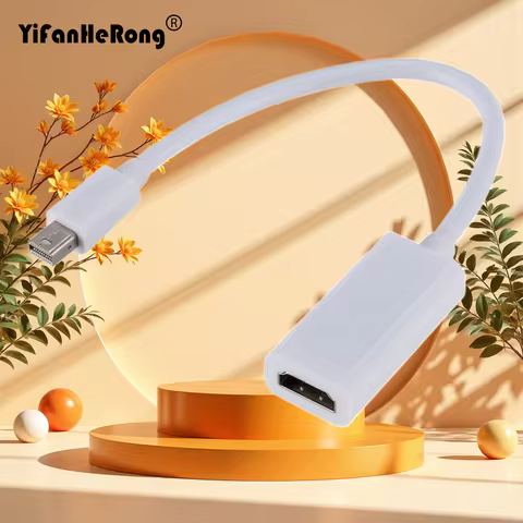Mini Display Port DP Male to HDMI-Compatible Female Adapter Converter Cable For Thunderbolt For Appl