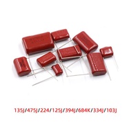 10PCS 100V471J 2000V104J 250V225J 250V475J 400V104J 400V684J 450V225J 450V105J 630V223J CBB Polyprop