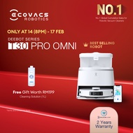 ECOVACS Deebot T30 Pro Omni Robot Vacuum TruEdge™ Mopping ZeroTangle™ 70°C Hot Water Washing (11000 