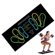 Squat Guide Mat - Squat Auxiliary Training Mat | Easy to Clean Squat Step Positions Knee Mat, Enhanc