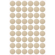 54 PCS in 1 Sheet Self-Adhesive Screw Hole Stickers PVC Covers Caps Plastic Screw Free Sticker Water