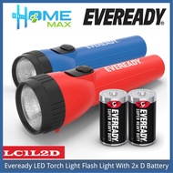 EVEREADY LC1L2A (AA BATTERY) / LC1L2D (D BATTERY) LED TORCH LIGHT FLASH LIGHT WITH 2X BATTERIES