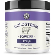 Colostrum Powder 40% IgG – USA Sourced Bovine Colostrum Supplement for Immune Support, Gut Health, M