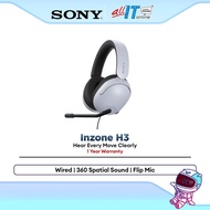 Sony Wired Gaming Headset INZONE H3 On-Ear 360 Spatial Sound MDR-G300