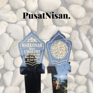 Batu NIsan Granit asli murah tancap Patok kijing kuburan islam makam  TILE TANCAP KECIL + FREE PACKI