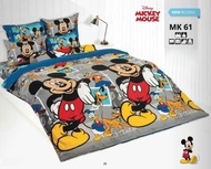 ที่นอนปิคนิคโตโต้ รหัสสินค้า MK61 มิกกี้เม้าส์ MICKEY MOUSE สีเทา GRAY PICNIC TOTO ขนาด 3.5 ฟุต และ 