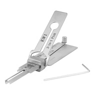 KW1 Lock Key Precision Hook Stainless Steel Pick Set Maintenance Repair Tool Car Unlocking Engineeri