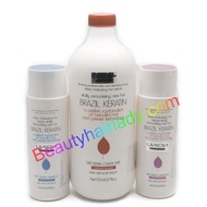 👙Union Beauty Brazil Keratin (set3ชิ้น) ฟื้นฟูผมเสีย ตั้งแต่ครั้งแรกที่ใช้ สำหรับผมผ่านเคมี ผมช๊อต แ