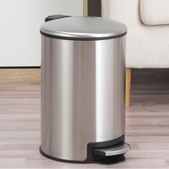 Dapur Tong Sampah Keluli Tahan Karat Isi Rumah 90 ° Tong Sampah Penutup Tetap Tong Sampah Tong Sampa