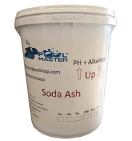 โซดาแอช 4 กก. Solid pH Plus สำหรับปรับ pH ระหว่าง 7.2 ถึง 7.6 / Soda Ash (PH up) to help increase the PH to target level between 7.2 and 7.6