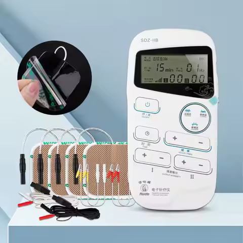 Handheld Electroacupuncture Stimulator Electro Acupuncture Treatment Instrument 2 output Channel Mus
