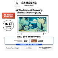 Samsung 65" The Frame LS03FA QLED 4K Vision AI Smart TV (2025)