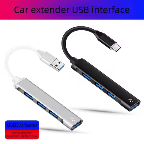 Car For Jeep Grand Cherokee XJ SRT Wrangler JK TJ Patriot Type-C To 4 in 1 USB Interface Converter C