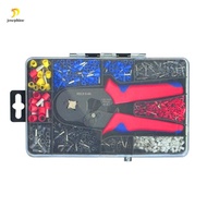 HSC8 Cable Wire Crimper Crimping Tool Plier Set 6-4/6A 23-7AWG Self  1200Pcs Cord End Bootlace Ferru