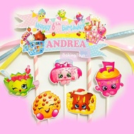 Shopskins - Birthday Cake Topper Birthday Cake Decoration/