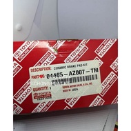 ORIGINAL TOYOTA FRONT DISC BRAKE PAD ALPHARD MNH10