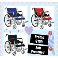 Same Day Delivery Within One Hour Brand New Lightweight Wheelchair Fully Assembled