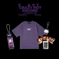 [預購] LE SSERAFIM TOUR EASY CRAZY HOT ENCORE MD 官方周邊 週邊 小卡 代購 T恤 匙扣 卡套 MERCH LESSERAFIM