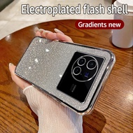 For Vivo X80 Case Shockproof TPU Electroplated Glitter Phone Casing For Vivo X80 Back Cover