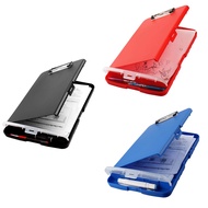 Clip Board Organizer Clipboards with Storage Nursing Clipboard Foldable File Folder Plastic Clipboar