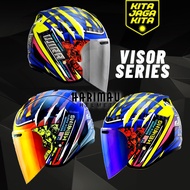 [ VISOR SAJA ] Original Gracshaw G818 Grixent FRONTLINER TSR RAM4 Visor Cermin Helmet Topi Siang Mal